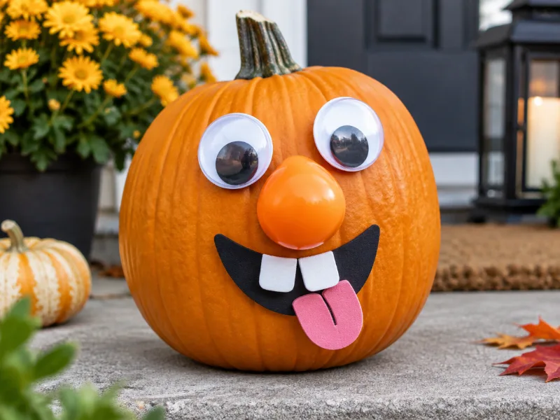 "Silly Eyes" pumpkin carving kit