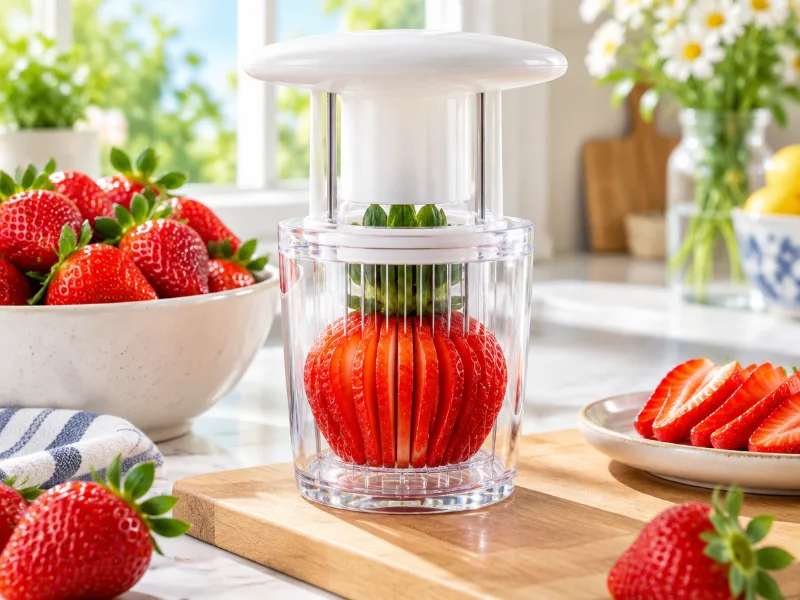 Fruit slicer cup